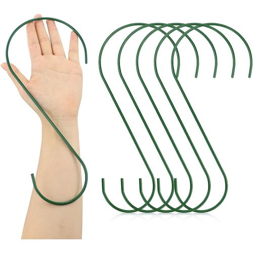 Mevronisshop-Lot De 5 Crochets En Métal De 30 Cm Pour Mangeoire Pour Oiseaux Sauvages, Nichoir, Panier Suspendu