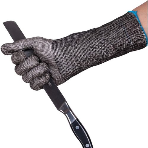 ASFASFq-Gants résistants aux coupures Allonger le manchon de 9,6 pouces en acier inoxydable 316L pour couper le hachage
