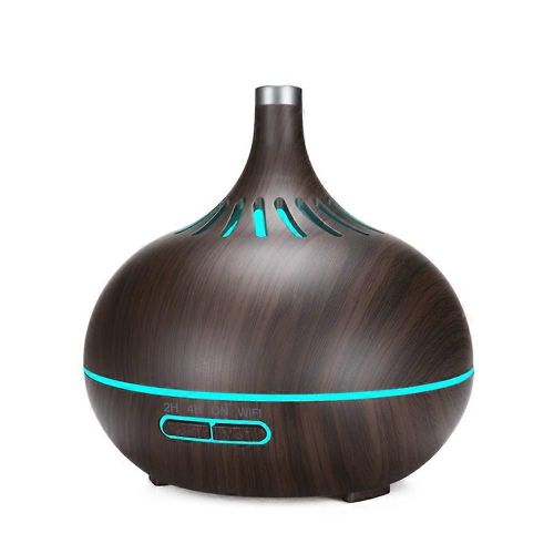Humidificateur d'air intelligent WiFi, contrôle par application, diffuseur d'huiles essentielles, fonctionne avec Alexa et Home, prise américaine
