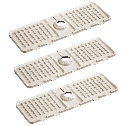 Protection Anti-Éclaboussures Pour Robinet D'évier De Cuisine, Protection Anti-Éclaboussures En Silicone Pour Robinet D'évier, Protection D'évier À Absorption D'eau