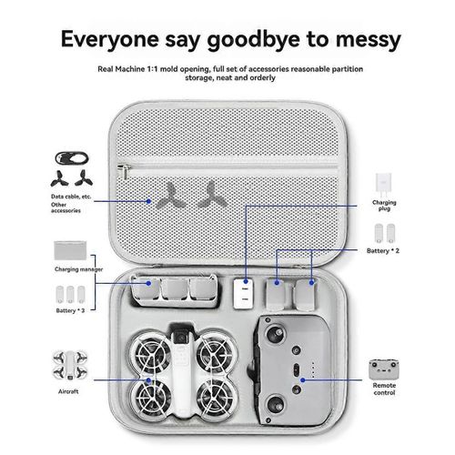 Sac À Bandoulière Neo - Étui De Rangement Pour Contrôleur En Pu, Sac À Main Rigide Pour Drones Et Accessoires-Yunong