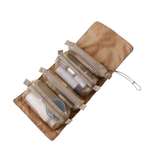 Trousse de toilette de voyage pour femme, trousse de toilette portable pour voyage en plein air, amovible, grande capacité