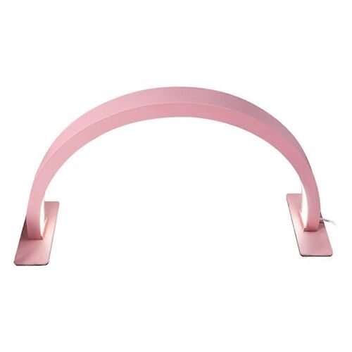 Lampe De Bureau Demi-Lune Pour Salon De Beauté, Éclairage D'appoint, 3 Couleurs De Température (2700 K-6500 K), Pour Ongles Et Cils