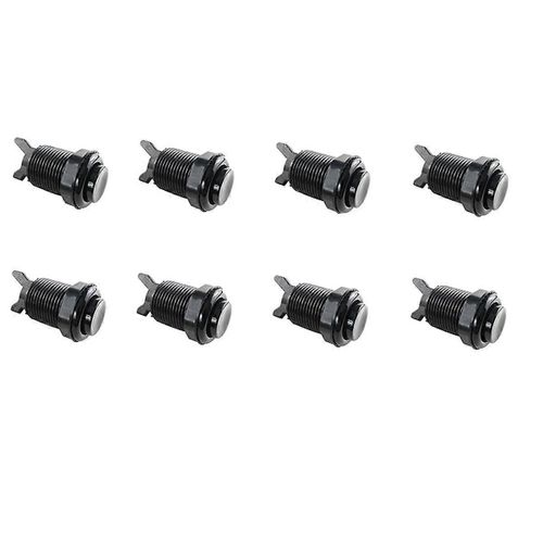 Lot De 8 Boutons Poussoirs 28 Mm Pour Manette De Jeu D'arcade Américaine, Contrôleur Sans Délai, Pièces Pour Mac