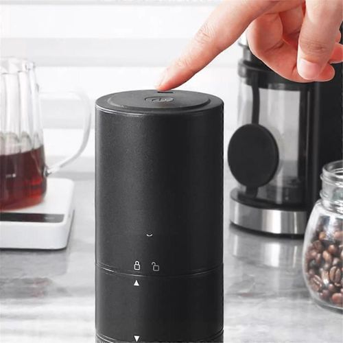 Moulin à café portable, moulin à café électrique à meules pour voyage et camping, avec 38 degrés de mouture réglables