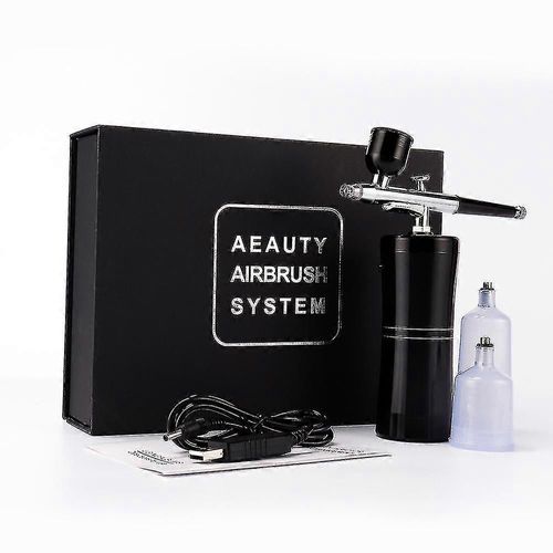 Kit mini compresseur d'air de 0,3 mm, pistolet à peinture, aérographe pour nail art, tatouage, artisanat, gâteau, pulvérisateur de brouillard nano