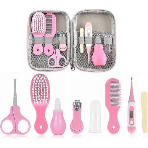 Trousse de toilette pour bébé, trousse de toilette avec brosse à cheveux