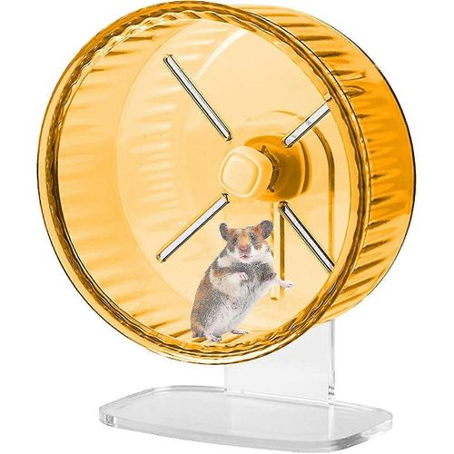 Roue De Course Silencieuse Pour Hamster, 18 Cm, Avec Support Réglable, Pour Hamsters, Gerbilles Et Nains