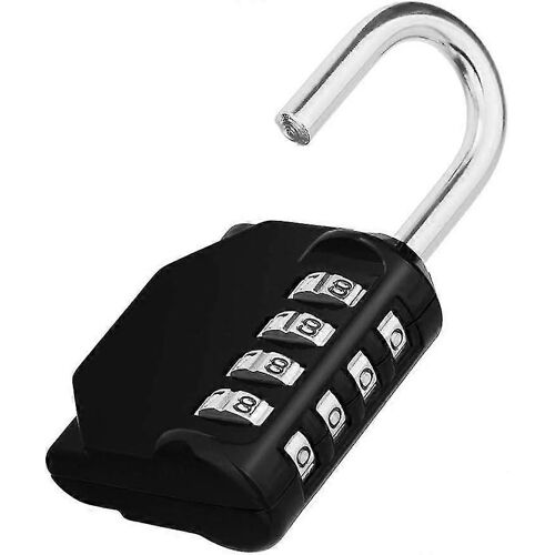 Cadenas serrure à combinaison casier gymnase, 4 chiffres code code serrure, cadenas, serrure à combinaison, serrure numérique résistant aux intempéries pour porte de sous-sol, clôtures de jardin (b