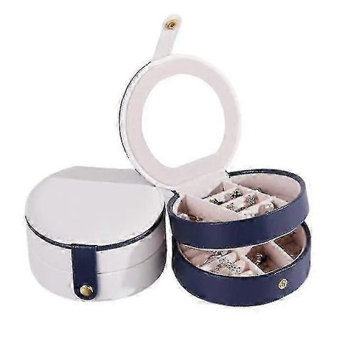 Boîte à bijoux, boîte de rangement pour boucles d'oreilles, colliers, bracelets, bagues