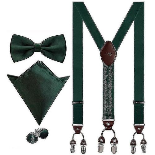 Bretelles Pour Homme 3,5 Cm En Forme De Y, Élastiques Et Réglables En Longueur