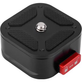 Plateau De Fixation Rapide Pour Appareil Photo,Pince Fixation Rapide En Alliage D'Aluminium Adaptateur De Montage Trépied Accessoires Pour Stabilisateur Trépied Curseur Cardan