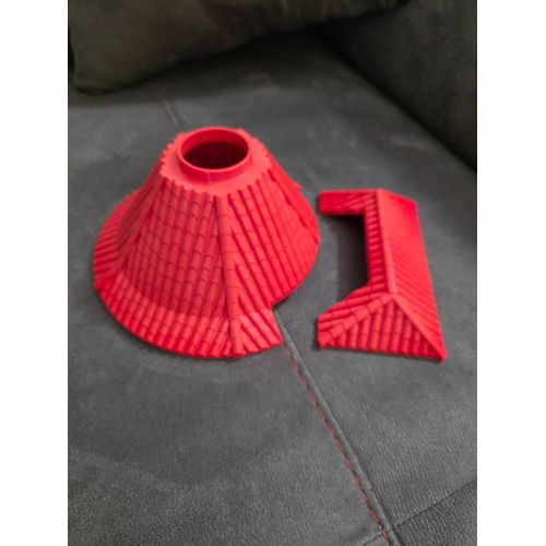 Lot deux toits de château Playmobil