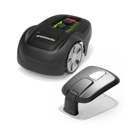 Pack robot tondeuse Optimow 5 GREENWORKS - pour 550m2 - avec garage