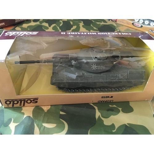Char Blinde Kpz Leopard 1/50eme Solido En Boite Occasion-Solido