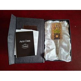 Bouchon De Bouteille De Vin En Verre Soufflé Goebel Artis Orbis Collection Gustav Klimt