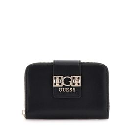 Guess Compagnon / Portefeuille Jane Slg Medium Zip Black VG989114