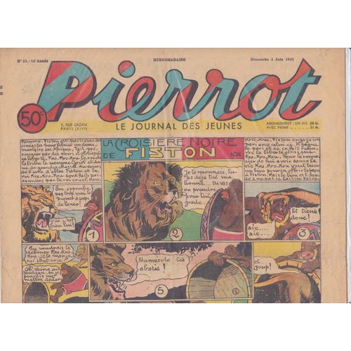 Pierrot  N° 23  Du 4/06/1939