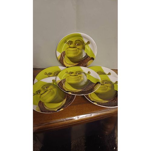 Lot 6 Assiettes Shrek