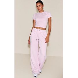 Jogging Large Délavé Rose Clair, Rose Clair
