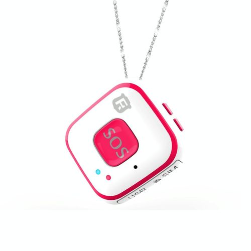 Traceur GPS Mini Ultra Précis Avec SOS Et Longue Autonomie Pour Enfants Et Seniors Rose YONIS