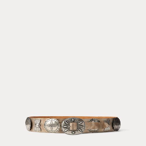 Ceinture Concho Moulée En Daim