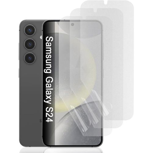 Film De Protection D'écran Hydrogel Mat Pour Samsung Galaxy S24, 3 Pièces Anti-Rayures, Anti-Éblouissement, Film De Protection Tpu, Film Hydrogel Haute Sensibilité