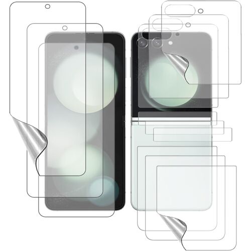 3 PIÈCES FILM DE PROTECTION D'ÉCRAN POUR SAMSUNG Z FLIP 5 ÉCRAN PROTECTION TPU ANTI RAYURES FILM PROTECTION SAMSUNG Z FLIP 5 HAUTE SENSIBILITÉ [INSTALLATION FACILE] [PAS DE VERRE TREMPÉ]