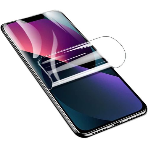 SJZG-Protection D'Écran Compatible Avec Iphone 13 Et Iphone 13 Pro, 3D Tpu Film Hydrogel Flexible [Pas Verre Trempé][Haute Sensibilité][Transparent Hd]