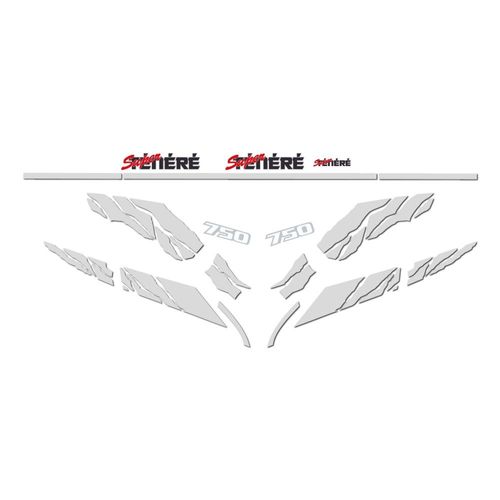 Kit Autocollants Compatible Avec Moto Trail Yamaha Xtz 750 Supertenere 1995
