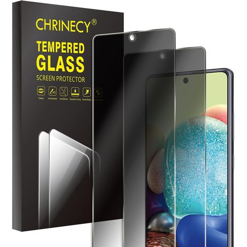 Sjzg-2pcs Protection Ecran Pour Samsung Galaxy A71/A72/A73, Privacy Film De Protection En Verre Trempé, Écran Anti-Rayures, Anti-Emprenites Digitales, Haute Définition, Sans Bulles
