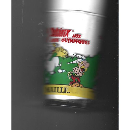 Verre Asterix Vrre A Moutarde Maille Aux Jeux Olympiques.