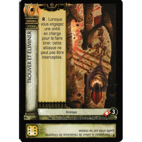 Carte Horus Heresy Ccg - Trouver Et Eliminer - 93/152