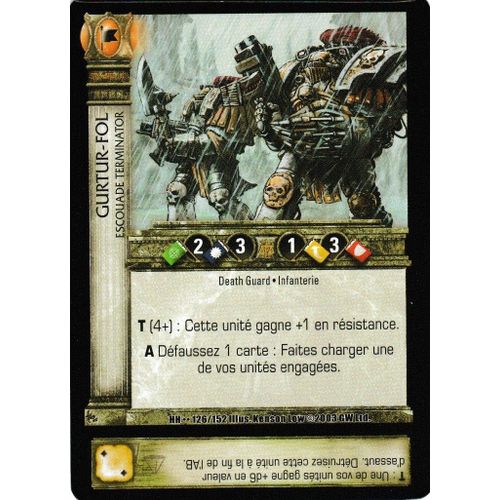 Carte Horus Heresy Ccg - Gurtur Fol - 126/152