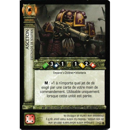 Carte Horus Heresy Ccg - Asceton - 106/152