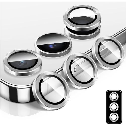 Protecteur D'appareil Photo Pour Samsung Galaxy A05s, Protecteur D'écran En Verre Trempé 9h Pour Sppareil Photo, Anneaux Individuels En Alliage D'aluminium À Alignement Automatique