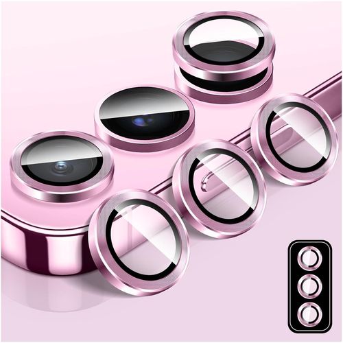 Protecteur D'appareil Photo Pour Samsung Galaxy A54, Protecteur D'écran En Verre Trempé 9h Pour Sppareil Photo, Anneaux Individuels En Alliage D'aluminium À Alignement Automatique