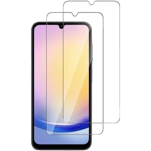 Lot De 2 Films De Protection D'écran En Verre Blindé Compatibles Avec Samsung Galaxy A25 5g Nanotech Film De Protection D'écran [Pas De Verre] Film De Protection D'écran En Verre Trempé 9h