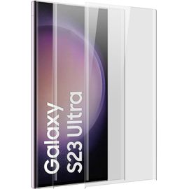 Sjzg-Verre Trempé Courbé Écran Pour Samsung Galaxy S23 Ultra [6,8 Pouces] [2 Pièces], Protection Écran Complète, Vitre Protection Courbée Avec Lingettes Jetables