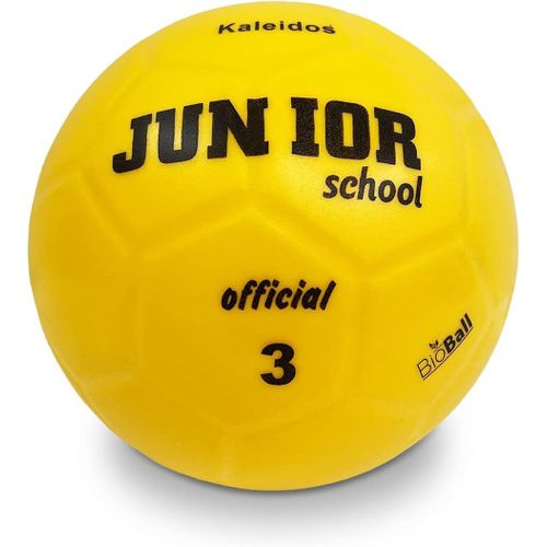 Asfasfq-Mondo Sport - Ballon De Football Junior 3 - Taille 3 Premiers Coups De Pied - 300 G - Couleur Jaune - 01520