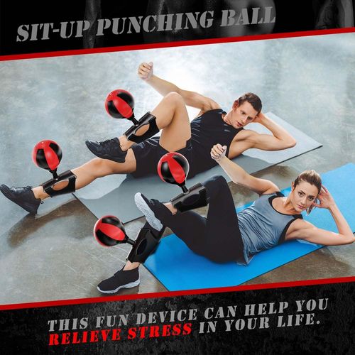 Sit Up Punching Ball, Crunch Training Boxe Ball, Appareil D'entraînement Des Abdominaux Et Des Bras Solide Pour Votre Maison, Obtenez Un Appareil D'entraînement Des Abdominaux Directement Chez Vous