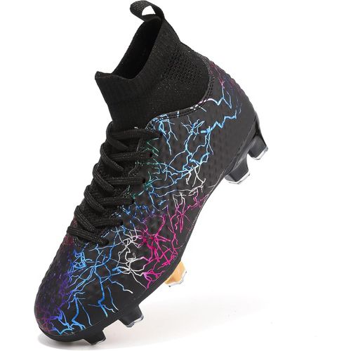 Asfasfq-Chaussures De Football Garçon Fille Professionnelles Avec Crampons Adolescents Antidérapants Pour L'entraînement Athlétisme Enfant Chaussures De Sport