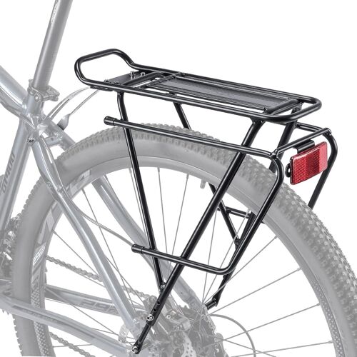 Subzonal-Kadacha Porte-Bagages Vélo Pour Frein À Disque/Non-Frein À Disque, Porte-Bagages Touring Adapté Pour 26-29 Pouces Avec Réflecteur Et Charge Maximale 30kg