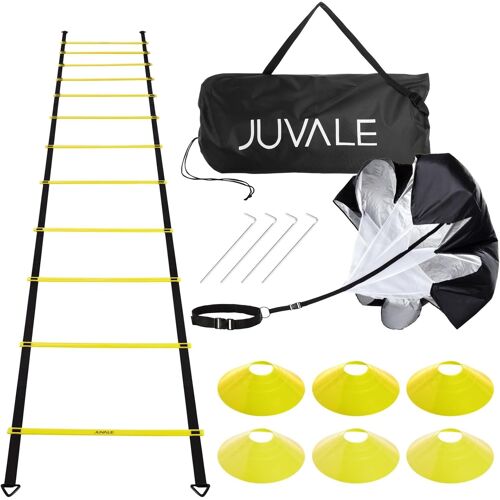 Acdsgd-Ensemble D'equipement D'entraînement Vitesse Et Agilité, Avec 6 Cônes, Parachute De Résistance Pour Football, Training, Dribble, Foot