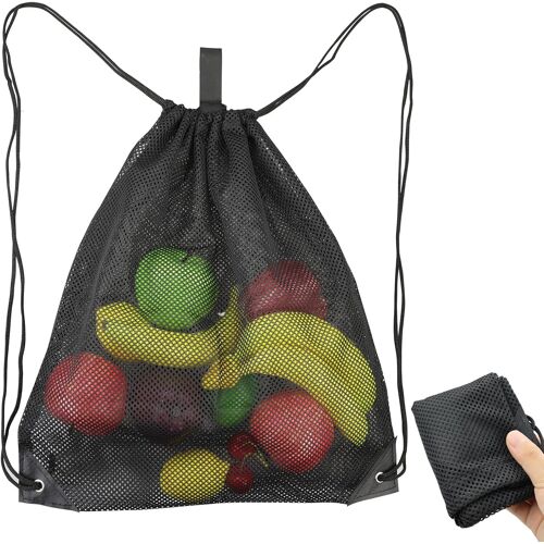 Acdsgd-Sac En Maille Avec Cordon De Serrage - Pour Plage, Gym, Rangement Et Sport - Empilable Pour Hommes Et Femmes - Natation, Plongée
