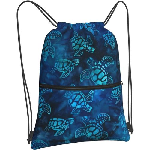 JGD-Drawstring Backpack Bag, Adjustable Outdoor Sport Sackpack,Durable Waterproof Gym Cinch Bag,Lightweight Zipper Beach Bag for Men Women