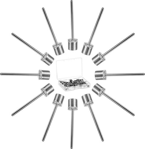Acdsgd-Lot De 25 Aiguilles De Pompe À Ballon En Acier Inoxydable Pour Pompe À Ballon - Aiguilles De Gonflage Pour Football, Basketball, Volley-Ball, Water-Ball