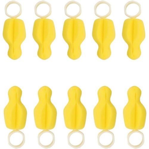 Sponge Nipple Brush-10 Pcs Angled Nipple Cleaning Nipple Brush Bottle Washing Accessories|Nipple Brush,Straw Brush,Nipple Brush For Baby Bottles,Gobe