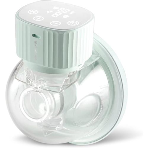 Kalanka-Kikkaboo Noa Tire Lait Électrique Main Libre, Tire Lait Portable Avec 3 Modes Et 9 Niveaux, Affichage Led, Fonction Mémoire, Sans Bpa, Facile À Nettoyer, Menthe