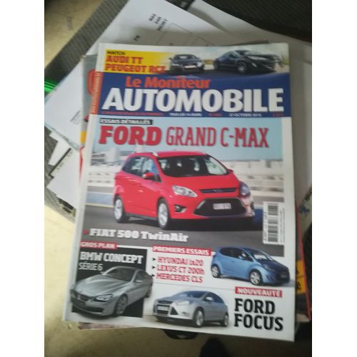 Le Moniteur 1483 De 2010 Hyundai Ix20,Lexus Ct 200h,Mercedes Cls,Ford Gd C-Max 1.6 Tdci,Fiat 500 Twinair 85,Audi Tt 2.0 Tdi Quattro,Peugeot Rcz 2.0 Hdi